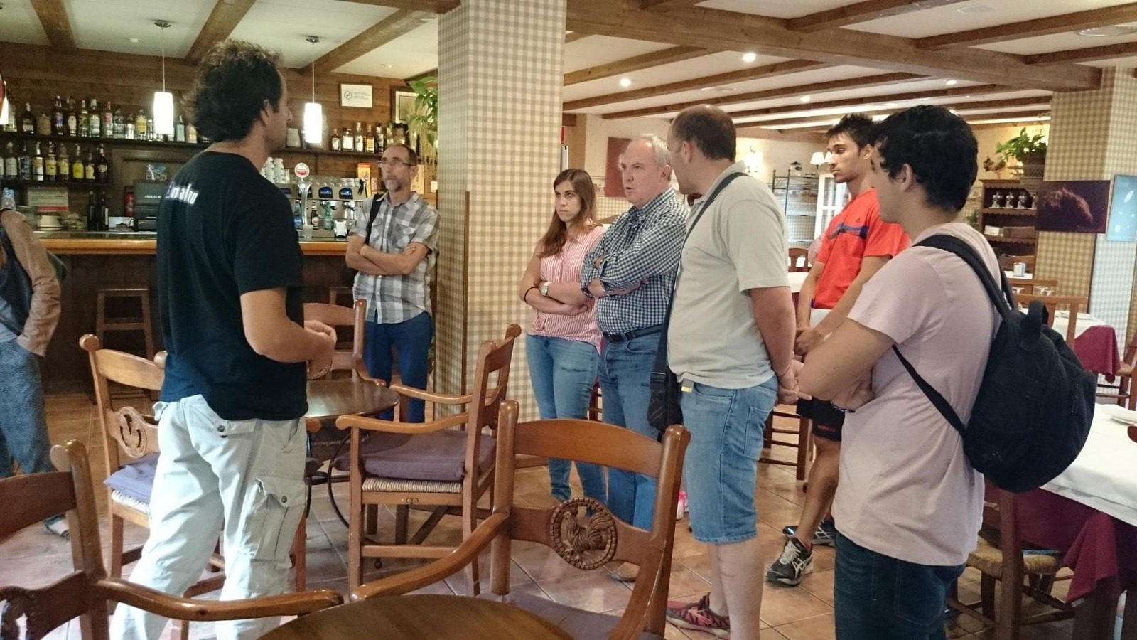 Asistentes al curso de astrofotografía en Aras Rural
